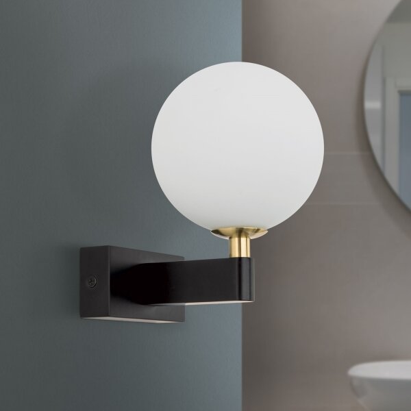 Aplică pentru baie Orion WA 2-1375/1 MARA 1xG9/20W/230V IP44 negru