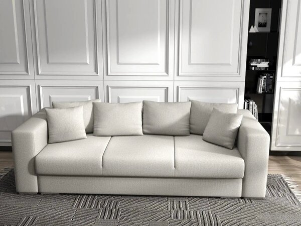 Canapea extensibilă dumonde cu ladă de depozitare Gloria Enjoy Beige 240x100 cm