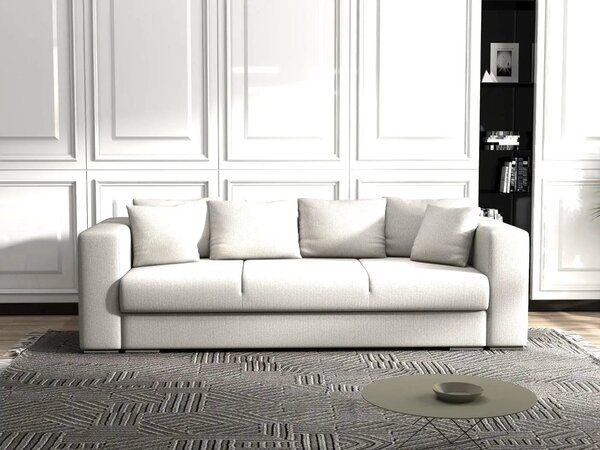 Canapea extensibilă dumonde cu ladă de depozitare Gloria Enjoy Beige 240x100 cm