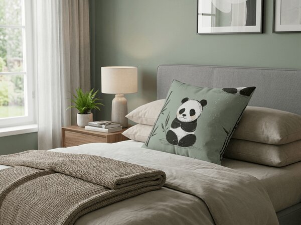 Husa de perna din microfibra PANDA RELAX 45x45 cm, mentolov