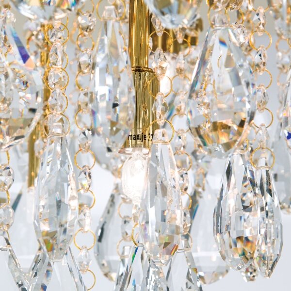 Plafonieră de cristal Orion DLU 2516/45 CELESTE 6xG9/40W/230V d. 45 cm auriu