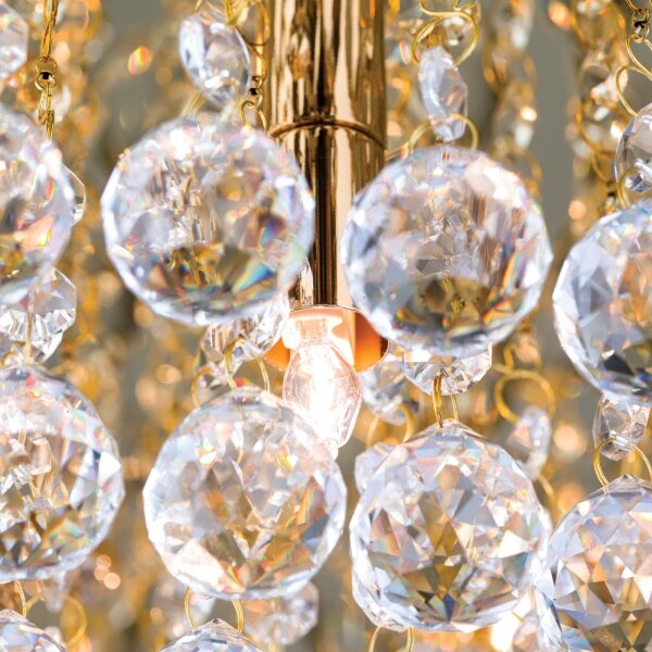 Plafonieră de cristal Orion DLU 2378/6/50 GLORIA 6xG9/40W/230V d. 50 cm auriu