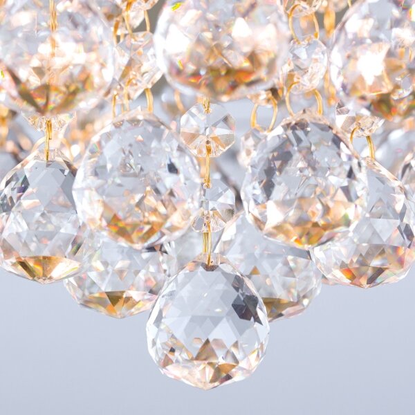 Plafonieră de cristal Orion DLU 2378/6/50 GLORIA 6xG9/40W/230V d. 50 cm auriu
