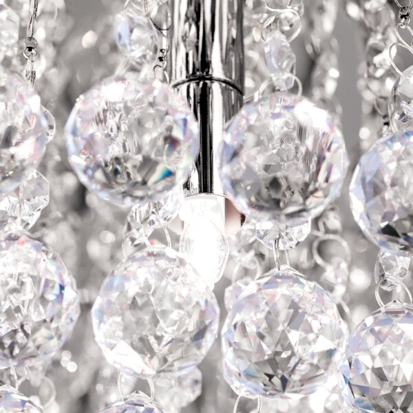 Plafonieră de cristal Orion DLU 2378/6/50 GLORIA 6xG9/40W/230V d. 50 cm crom