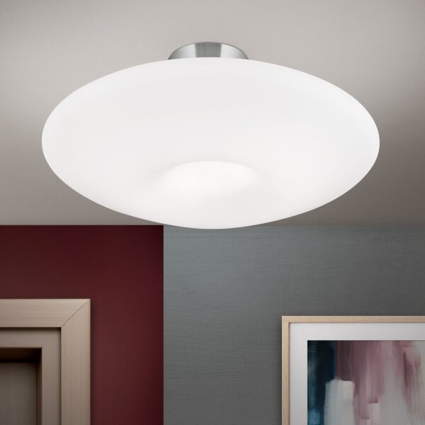 Plafonieră Orion DL 7-566/2 BLANC 2xE27/60W/230V d. 49 cm crom mat