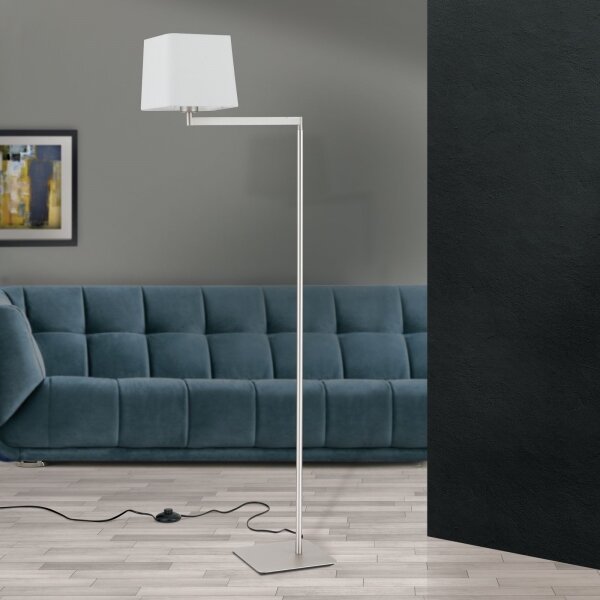 Lampadar Orion Stl 12-1187/1 CARLTON 1xE27/40W/230V alb/crom mat