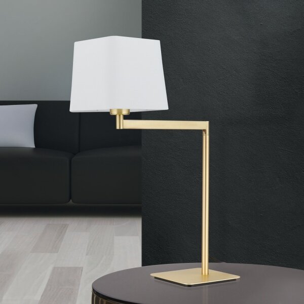 Lampă de masă Orion LA 4-1209/1 CARLTON 1xE27/40W/230V alb/auriu