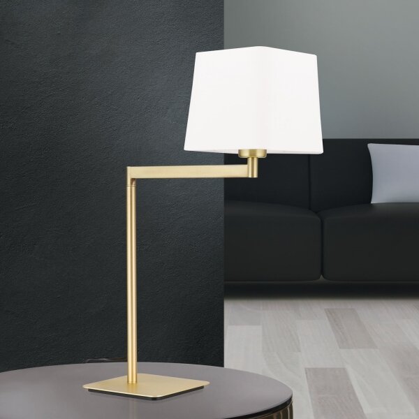 Lampă de masă Orion LA 4-1209/1 CARLTON 1xE27/40W/230V alb/auriu