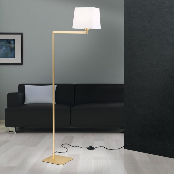 Lampadar Orion Stl 12-1187/1 CARLTON 1xE27/40W/230V alb/auriu