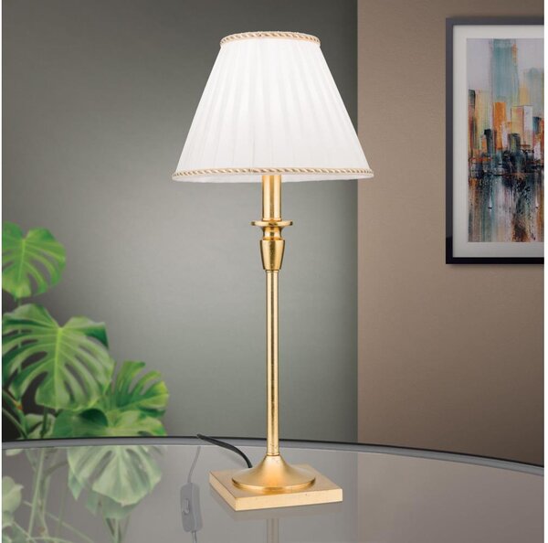 Lampă de masă Orion LA 4-1049/1 FONSA 1xE27/60W/230V alb/auriu