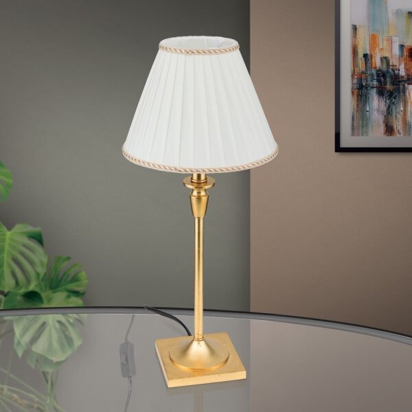 Lampă de masă Orion LA 4-1049/1 FONSA 1xE27/60W/230V alb/auriu