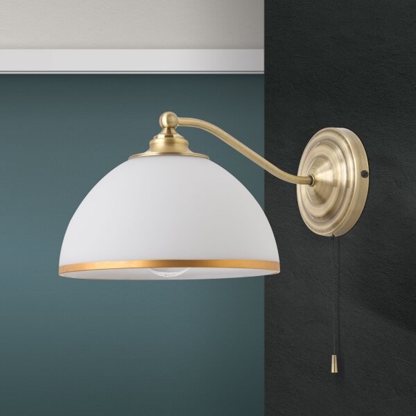 Lampă de perete Orion WA 2-1371/1 OLD LAMP 1xE27/40W/230V alb/bronz