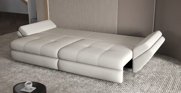 Canapea extensibilă dumonde cu ladă de depozitare Loana Enjoy Bej 300x100 cm