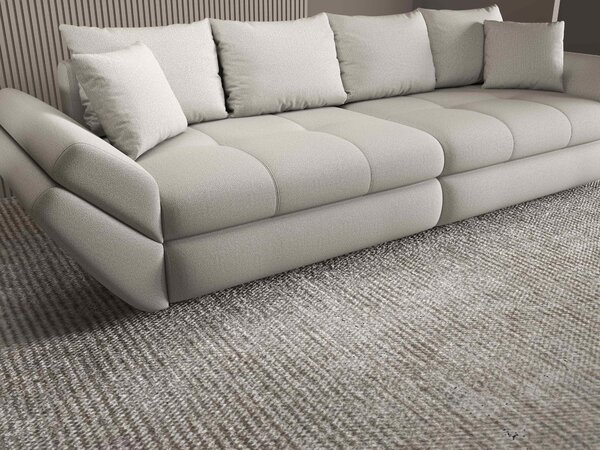 Canapea extensibilă dumonde cu ladă de depozitare Loana Enjoy Bej 300x100 cm