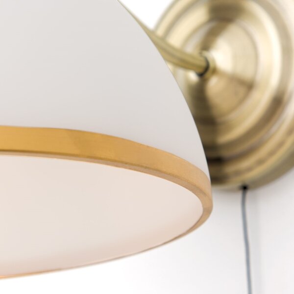 Lampă de perete Orion WA 2-1371/1 OLD LAMP 1xE27/40W/230V alb/bronz
