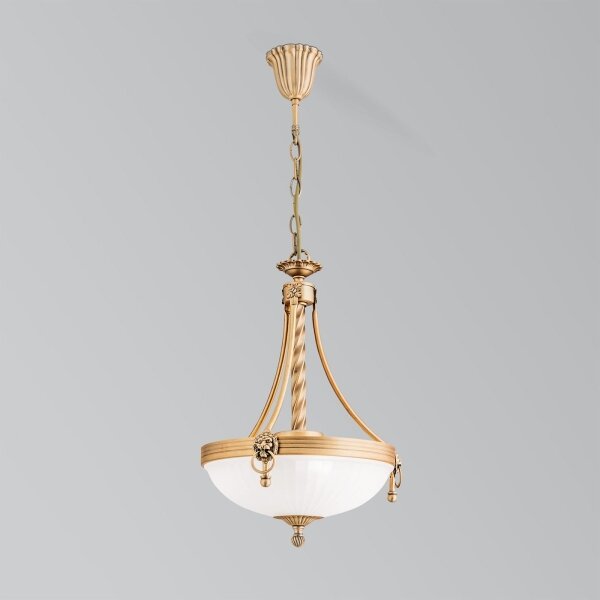 Lustră pe lanț Orion HL 6-1611/3 ROCCA 3xE27/60W/230V d. 32 cm bronz/alb