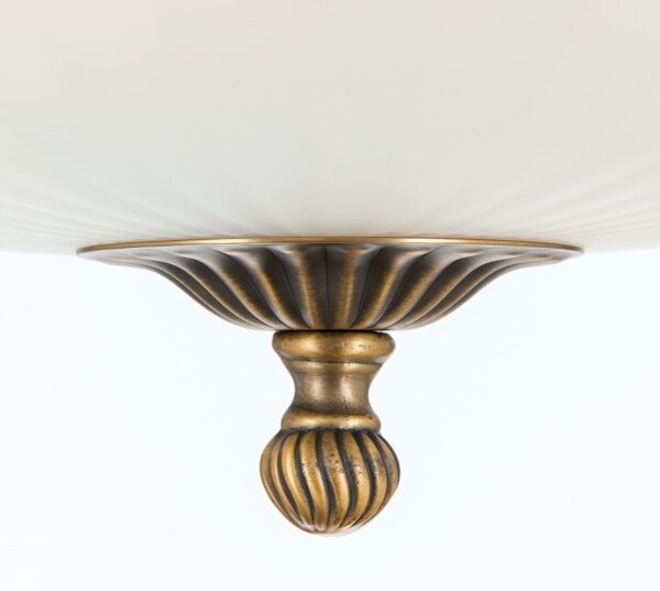 Lustră aplicată Orion DL 7-523/43 ROCCA 4xE27/60W/230V d. 43 cm bronz/alb