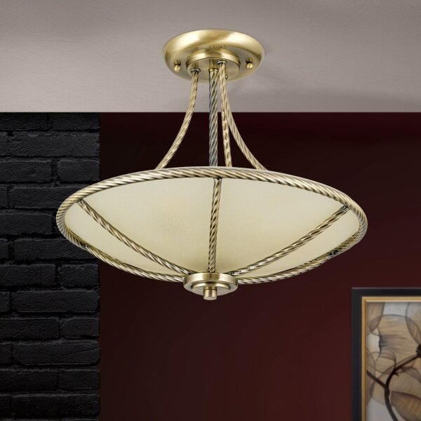 Lustră pe tijă Orion DL 7-568/3 MAURO 3xE27/60W/230V d. 42 cm bronz