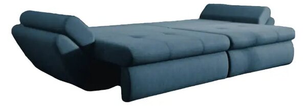 Canapea extensibilă dumonde cu ladă de depozitare Loana Enjoy Blue 300x100 cm