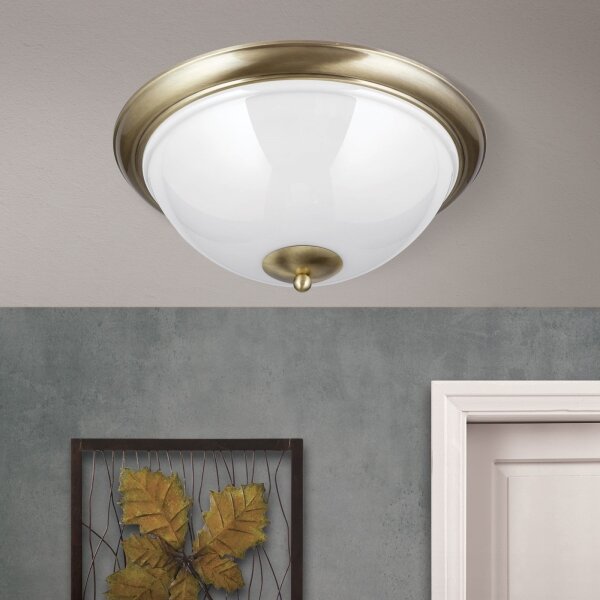 Plafonieră Orion DL 7-677/50 AUSTRIAN OLD LAMP 3xE27/60W/230V bronz/alb