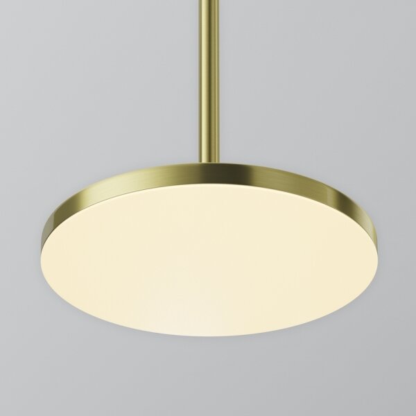 Lustră LED pe cablu Maytoni P076PL-L12W3K-BS PLATO LED/12W/230V 3000K auriu