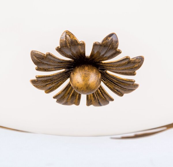 Plafonieră Orion DL 7-509/50 FLEUR 3xE27/60W/230V d. 50 cm bronz