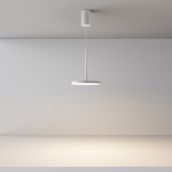 Lustră LED pe cablu Maytoni P076PL-L12W3K-W PLATO LED/12W/230V 3000K alb