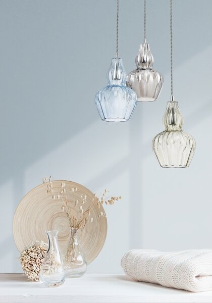 Lustră pe cablu Maytoni MOD238-PL-01-BL EUSTOMA 1xE14/40W/230V albastru
