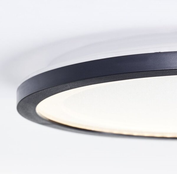 Plafonieră LED Brilliant MOSAKO LED/16W/230V 3000K d. 25 cm negru
