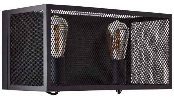 Aplică Brilliant MAZE 2xE27/40W/230V negru