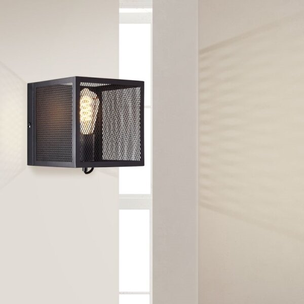 Aplică Brilliant MAZE 1xE27/40W/230V negru