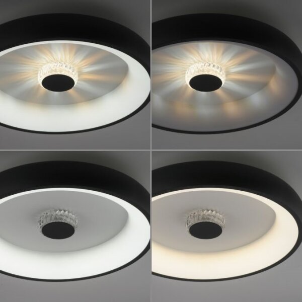 Plafonieră LED dimabilă JUST LIGHT. 14384-18 VERTIGO LED/29W/230V + telecomandă