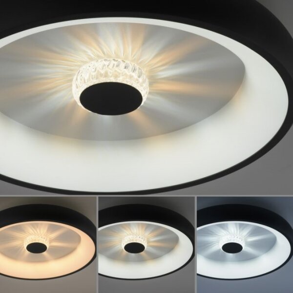 Plafonieră LED dimabilă JUST LIGHT. 14384-18 VERTIGO LED/29W/230V + telecomandă