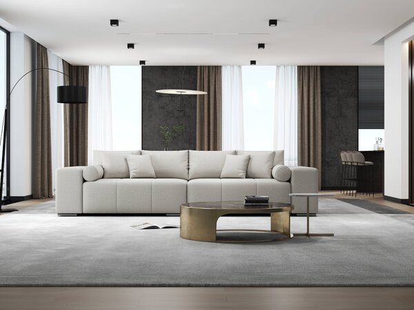 Canapea extensibilă dumonde cu ladă de depozitare Marbela Enjoy Beige XXL 295x120 cm