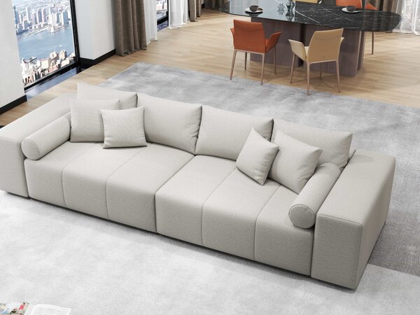 Canapea extensibilă dumonde cu ladă de depozitare Marbela Enjoy Beige XXL 295x120 cm