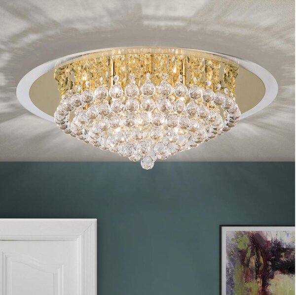 Plafonieră de cristal Orion DLU 2378/9/62 GLORIA 9xG9/40W/230V d. 62 cm auriu