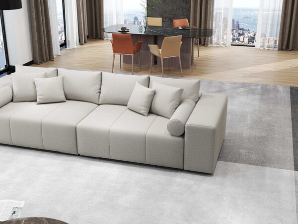 Canapea extensibilă dumonde cu ladă de depozitare Marbela Enjoy Beige XXL 295x120 cm