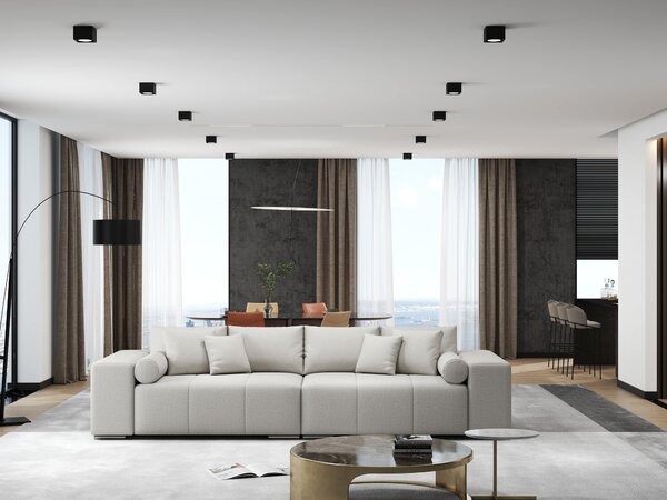 Canapea extensibilă dumonde cu ladă de depozitare Marbela Enjoy Beige XXL 295x120 cm
