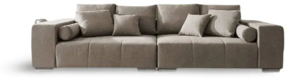 Canapea extensibilă dumonde cu ladă de depozitare Marbela Enjoy Camel XXL 295x120 cm