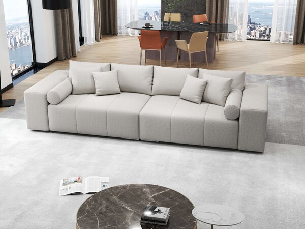 Canapea extensibilă dumonde cu ladă de depozitare Marbela Enjoy Beige XXL 295x120 cm