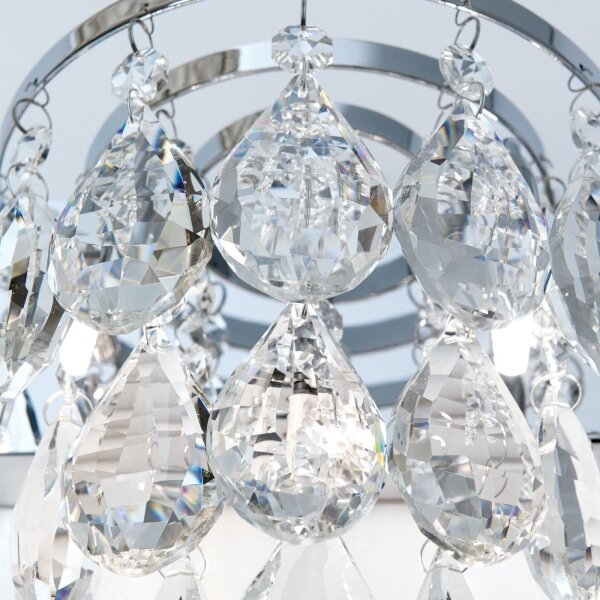 Aplică de cristal Orion WA 2-1369/2 CELESTE 2xG9/40W/230V crom