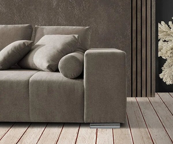 Canapea extensibilă dumonde cu ladă de depozitare Marbela Enjoy Camel XXL 295x120 cm