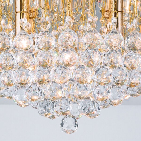 Plafonieră de cristal Orion DLU 2378/9/62 GLORIA 9xG9/40W/230V d. 62 cm auriu
