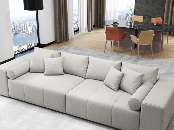 Canapea extensibilă dumonde cu ladă de depozitare Marbela Enjoy Beige XXL 295x120 cm