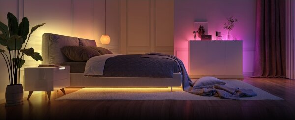 Bandă LED RGBWWIC dimabilă de extensie Govee Strip Light 2 Pro 1m Wi-Fi Matter