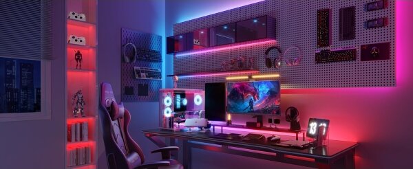 Bandă LED RGBWWIC dimabilă Govee Strip Light 2 Pro 5m Wi-Fi Matter