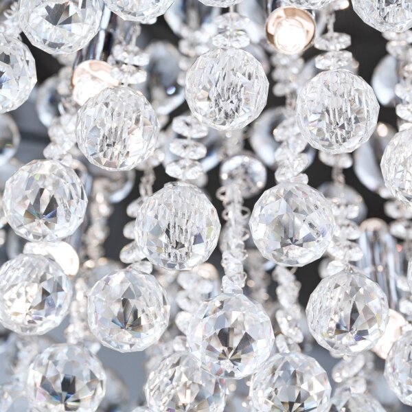 Plafonieră de cristal Orion DLU 2378/9/62 GLORIA 9xG9/40W/230V d. 62 cm crom