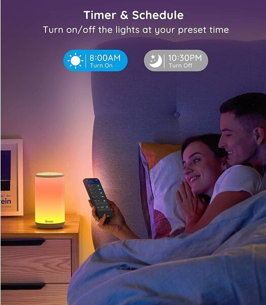 Lampă LED RGBIC dimabilă de masă Govee AURA 2 2200-6500K Wi-Fi Matter