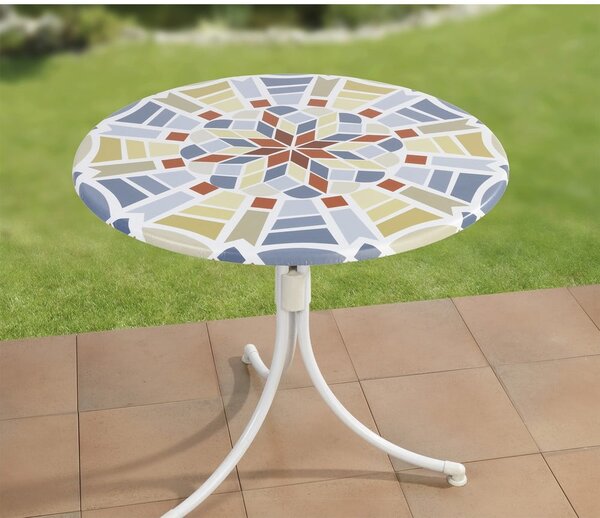 Față de masă lavabilă cu elastic ø 85 cm Mosaic – Maximex