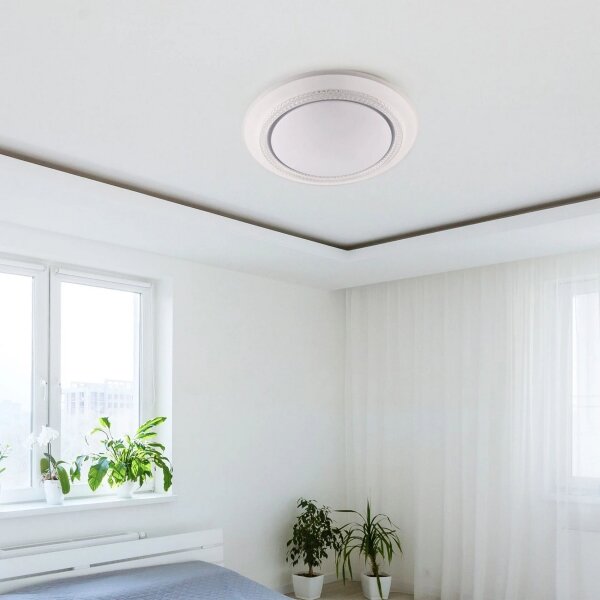 Plafonieră LED dimabilă pentru baie ADELA LED/72W/230V IP44 + telecomandă